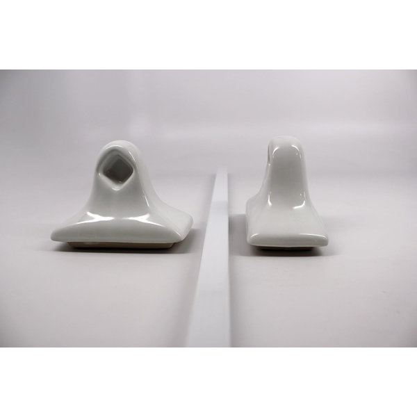 Daltile 27'' Wall Towel Bar (White Brackets w/White Pole) Wayfair